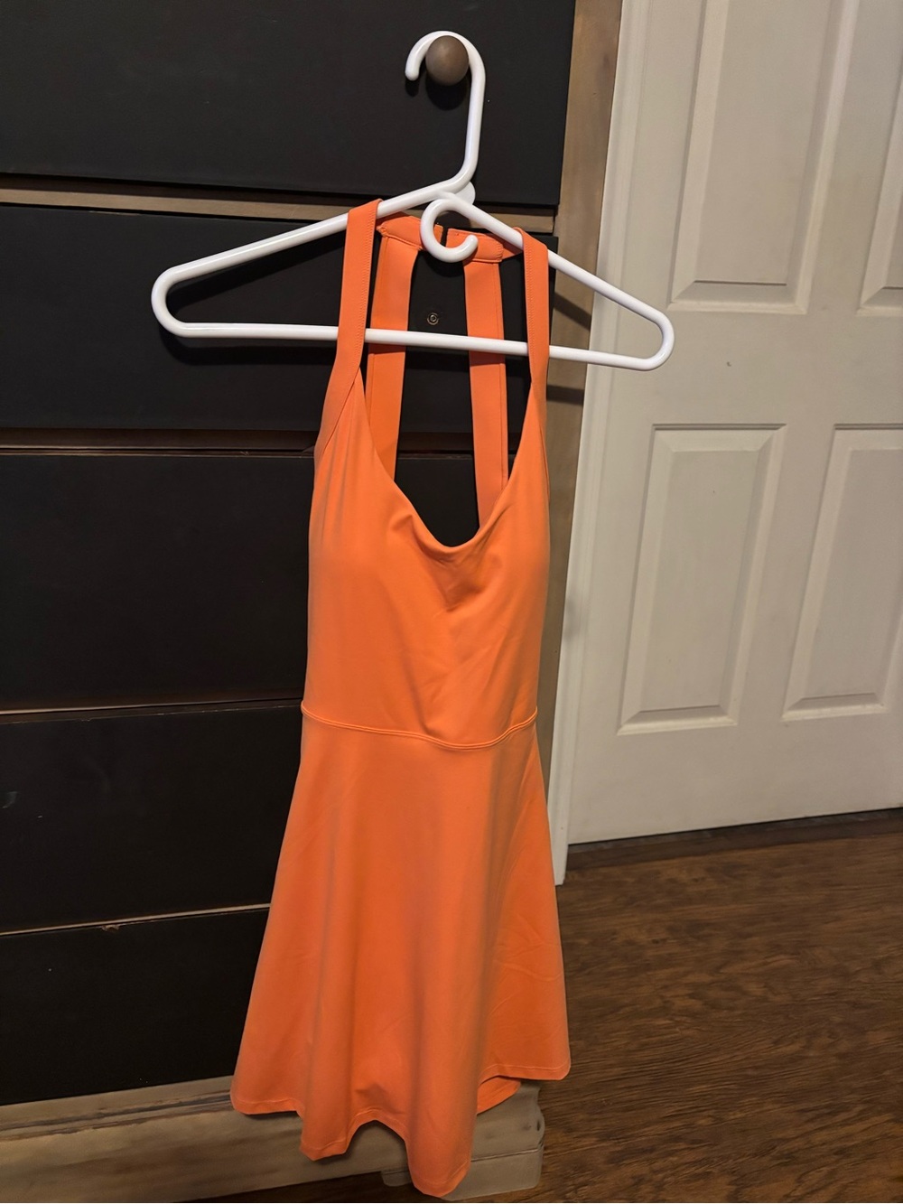 Orange Sleeveless Athletic Dress